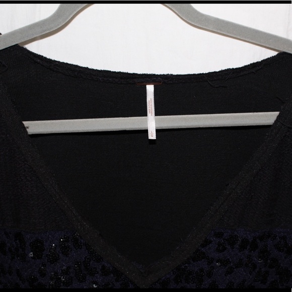 Black and Navy Free People Dress - Picture 3 of 5